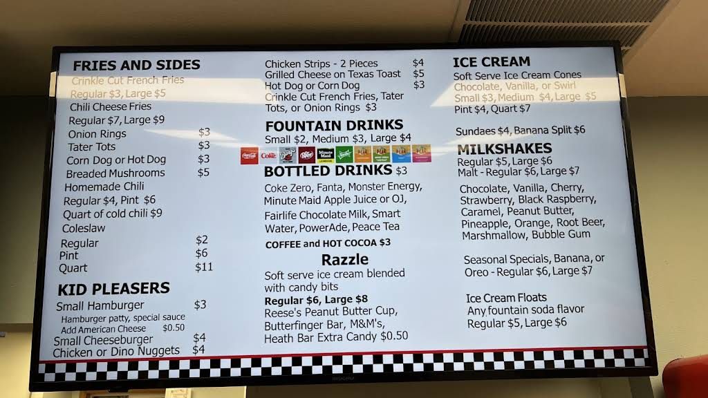 The Burger Bar Menu 8